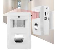 Picysa Sensor de Bienvenida Infrarrojo de 16 Música con ángulo Ajustable para Alarma de Entrada a Casa Solución Súper Sensible