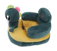 Picysa Sofá de Apoyo para Bebés, Tumbona de Felpa Ajustable para Bebés, Entrenamiento para Sentarse en Entornos Domésticos y Exteriores (Dinosaurio Verde)