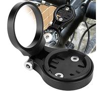 Picysa Soporte de Montaje de Vástago de Bicicleta Ajustable para Edge GPS Aleación de Aluminio Duradera para Bicicletas de Carretera y Montaña 28,6 Mm (Negra)