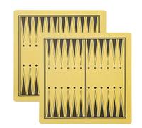 Picysa Tablero de Ajedrez de Madera de Dos Caras, Diseño de Doble Propósito, 29,5 X 29,5 Cm para Diversión en Interiores y Exteriores, Material de Madera Duradero, Paquete de 2