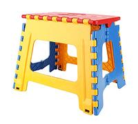 Picysa Taburete Plegable de Plástico para Niños, Silla Pequeña Portátil con Diseño Antideslizante para Sala de Estar, Estudio y Uso en Exteriores - 32 * 22,5 * 30 Cm, Disponible en Rojo, Rosa, Azul,