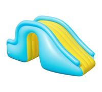 Picysa Tobogán Inflable, Tobogán de Piscina, Caminar para Piscina, Centro de Juego Inflable, Accesorios para Niños y Niñas Juego de Verano para Exterior e Interior (Azul)