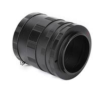 Picysa - Tubo de extensión de montaje (7 × 7 × 7 ×, metal profesional negro, adaptador de extensión de fotografía Macro, lente de primer plano para cámara sin espejo con montura E