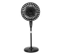 Picysa Ventilador de Pie para Casa de Muñecas, Accesorio de Ventilador de Pedestal de Diseño Retro en Miniatura para Casa de Muñecas, Aleación de 11,2x4x3,4 Cm