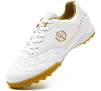 PiDaGlobal Botas de fútbol para niños y niñas, tenis de fútbol para terreno firme, tenis de fútbol americano Astro Turf para atletismo, deportes, fútbol sala, para adolescentes, profesión, competición