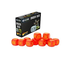 Pide dados para Bolt Action (rojo)