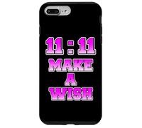 Pide un Deseo 11:11 Manifiesto de la Ley de Atracción Púrpura Carcasa para iPhone 7 Plus/8 Plus