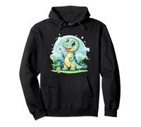 Pide un deseo con este disfraz de dinosaurio de diente de león caprichoso Sudadera con Capucha