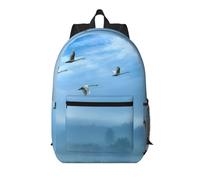 Pidgazdfgv Birds Flying Away Over Sky - Mochila para laptop de 17 pulgadas, para escuela, negocios, vuelos, fin de semana, funda de equipaje para mujeres y hombres