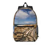 Pidgazdfgv Board Walk Stair - Mochila para laptop de 17 pulgadas, para escuela, negocios, vuelos, fin de semana, funda de equipaje para mujeres y hombres