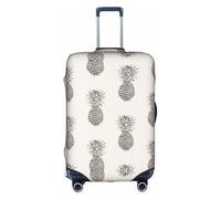 Pidgazdfgv Bonita funda de equipaje de piña para maleta, funda protectora para maleta de tamaño S-XL, White, XL