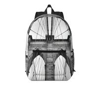 Pidgazdfgv Brooklyn Bridge - Mochila para laptop de 17 pulgadas, para escuela, negocios, vuelos, fin de semana, funda de equipaje para mujeres y hombres