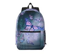 Pidgazdfgv Butterflies - Mochila para laptop de 17 pulgadas, para escuela, negocios, vuelos, fin de semana, funda de equipaje para mujeres y hombres