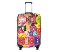Pidgazdfgv Coffee and Donuts - Funda protectora de equipaje para maleta, para equipaje de tamaño S-XL, White, M