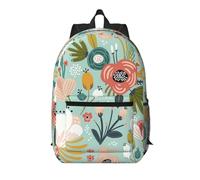 Pidgazdfgv Colorful Flora - Mochila para laptop de 17 pulgadas, para escuela, negocios, vuelos, fin de semana, funda de equipaje para mujeres y hombres