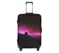 Pidgazdfgv Dark Star Sky - Funda protectora para maleta, funda protectora para maleta de tamaño S-XL, White, L