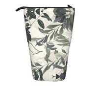 Pidgazdfgv Estuche portátil para lápices con diseño de hojas de palmera, para escuela, oficina, niños, estudiantes, adultos, niñas y niños