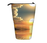 Pidgazdfgv Estuche portátil para lápices Good Morning para escuela, oficina, niños, estudiantes, adultos, niñas, niños, regalo de maquillaje