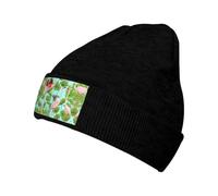 Pidgazdfgv Flamingo Love Flowers - Gorro unisex con diseño de calavera, para correr, ligero, para invierno, color negro
