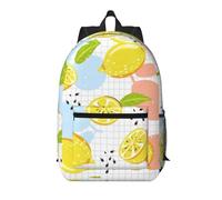 Pidgazdfgv Fruits Lemon - Mochila para laptop de 17 pulgadas, para escuela, negocios, vuelos, fin de semana, para mujeres y hombres