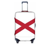 Pidgazdfgv Funda protectora para maleta, diseño de bandera del estado de Alabama, para maleta de tamaño S-XL, White, M
