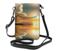 Pidgazdfgv Good Morning - Cartera cruzada de piel para mujer, pequeña correa de viaje, bolso de mano para teléfono celular, bolso pequeño