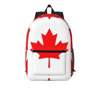 Pidgazdfgv Mochila para laptop de 17 pulgadas, diseño de bandera canadiense, para escuela, negocios, vuelo, fin de semana, para mujeres y hombres
