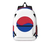 Pidgazdfgv Mochila para laptop de 17 pulgadas, diseño de bandera de la República de Corea, para escuela, negocios, vuelos, fin de semana, funda de equipaje para mujeres y hombres