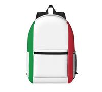 Pidgazdfgv Mochila para laptop de 17 pulgadas, diseño de bandera italiana, para escuela, negocios, vuelo, fin de semana, funda de equipaje para mujeres y hombres