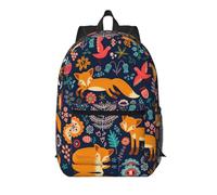 Pidgazdfgv Mochila para laptop de 17 pulgadas, diseño de búho, conejo, pájaros, zorro, para escuela, negocios, vuelos, fin de semana, para mujeres y hombres