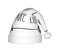 Pidgazdfgv Not All Who Wander Are Lost - Sombreros de fiesta de Navidad para niños, festivos, perfecto disfraz de Navidad, celebraciones, Año Nuevo