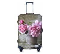 Pidgazdfgv Pretty Roses - Funda protectora para maleta, funda protectora para maleta de tamaño S-XL, White, L