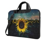 Pidgazdfgv The Most Beautiful Sunflower - Maletín unisex para computadora de negocios, para el hombro, para la temporada de regreso a la escuela, Black, 15.6 inch