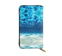 Pidgazdfgv Underwater Ocean View - Cartera de piel con cremallera para mujer, con bloqueo RFID, gran capacidad, bolsa de viaje para mujer
