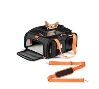 pidipiti Transportador de mascotas expandible superior aprobado por Frontier Airlines de 17 x 13 x 8 pulgadas, para perros extra pequeños/gatos pequeños, peso de hasta 5 libras, longitud inferior a 16