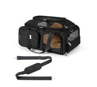 pidipiti Transportador de mascotas expandible superior aprobado por la TSA, de 19 x 13 x 9 pulgadas, para perros pequeños, cachorros, gatos de hasta 12 = 15 libras de peso y 18 pulgadas de longitud