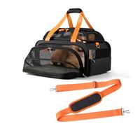 pidipiti Transportador de mascotas expandible superior y lateral aprobado por la TSA de 17.5 x 13.5 x 9 pulgadas para perros pequeños, cachorros, gatos de hasta 10 a 12 libras de peso y 17 pulgadas de