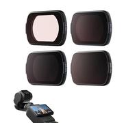 Pidynx Kit de filtros para DJI Pocket 3 - Filtros ultrafinos de 2,2 mm ND/CPL/Mist con fuerte fijación magnética, revestimiento multicapa, vidrio óptico resistente a los arañazos (ND4/16/64/256)