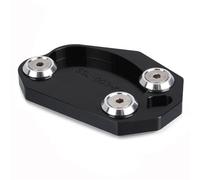 Pie Ampliar Acolchado Para Kawasaki Para V&ersys 650 Para VERSYS650 2007 2008 2009 Almohadilla Para Pie Pata De Cabra Para Agrandar El Caballete Lateral De La Motocicleta Caballete Lateral(NEGRO)