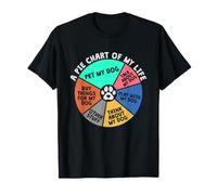 Pie Chart of A Dog Owner | Dogfather Dog Mom Doggo Pet Humor Camiseta