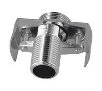 Pie curvado en ángulo ajustable de 40 grados, adaptador de grifo de esquina de tornillo excéntrico de cobre para conector de grifo montado en la pared en cocina baño (26 mm)