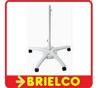 Velleman Soporte móvil para lámpara de aumento compatible VTLAMP/VTLLAMP – Base metálica, ruedas