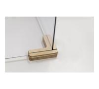 Pie de acoplamiento para lunas separadoras SMIT VISUAL, en forma de L, 2 vías