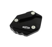 Pie de Apoyo Lateral Almohadilla para Caballete Lateral De Motocicleta para Yamaha XSR700 XSR Xsr700 2014-2025. Ampliación La Placa Soporte Extensión del(Negro)