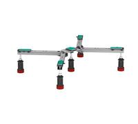 Pie de bañera Mepa de acero y acrílico, modelo BW-5 Maxi 150 130