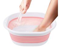 Pie de baño para la entrada de la piscina - PP+TPR 36,5 x 33,5 cm | Plegable Portable Soaking Tub | Soft Foot Soaking Bucket For Hot Tub Ground Swimming Pools With Our Foldable Footbath.