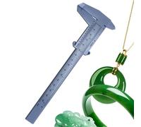 Pie De Corredor Manual - Regla De Medición De ABS Ultraligero De 20G, Medidor De Cremallera Segura Y Anti-Arañazos Para Estudiantes, Estudios En Aula STEM, Ocio Creativo | Balance Manual Sin