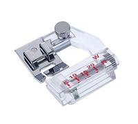Pie de encuadernación ajustable de 5 mm a 20 mm para todos los tipos de vástago bajo a presión Singer, Brother, Babylock, Euro-Pro, Janome, Kenmore, White, Juki, New Home, Simplicity, Elna y más