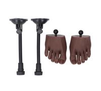 Pie de Entrenamiento para Decoración de Uñas, Modelo de Pie de Silicona Elaborado Que Imita la Sensación Real del Pie, Flexible para Arte de Puntas de Uñas, Soporte Estable para
