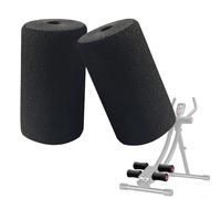 Pie de espuma de repuesto para almohadillas diseñadas para máquinas de curvatura de piernas para bancos de pesas, mesas de inversión y equipo de ejercicio de gimnasio con ajuste de tubo (4 unidades de